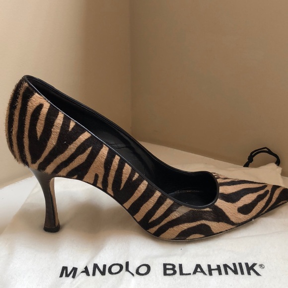Manolo Blahnik PARA zebra print pump - Picture 6 of 13